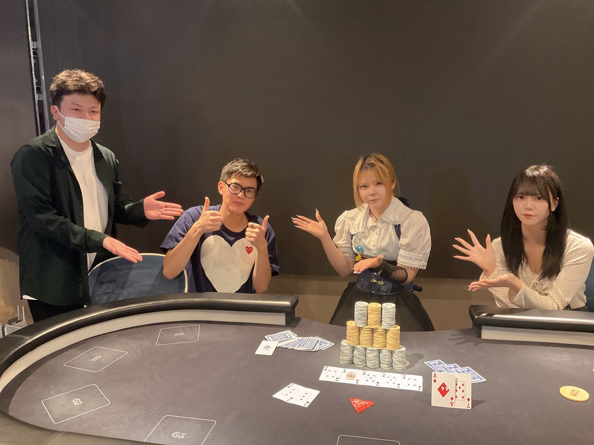 GGPLnagoya's tweet photo. 6月13日(土) 【Monster NLH】

1st.soma nakazawa様
2nd.ka3375様
3rd.nmo様
4th.tatatatatata様

Congratulation✨

#GGPLNagoya
#GGPL名古屋
#ポーカー
#テキサスホールデム
#SPADIE https://t.co/eaYEkJbSHj