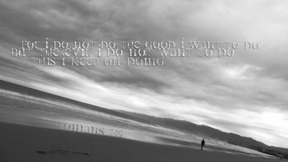 _ForgedByFaith_'s tweet photo. Romans 7:19 - One day we'll find that blessed are those who've known guilt, shame, regret in life. Not because they helped to make life fun or us feel good. But because they help us see the better we can be and to seek the courage to become it. #Jesus #God #Bible #theforge #truth https://t.co/v2jvop3r2C