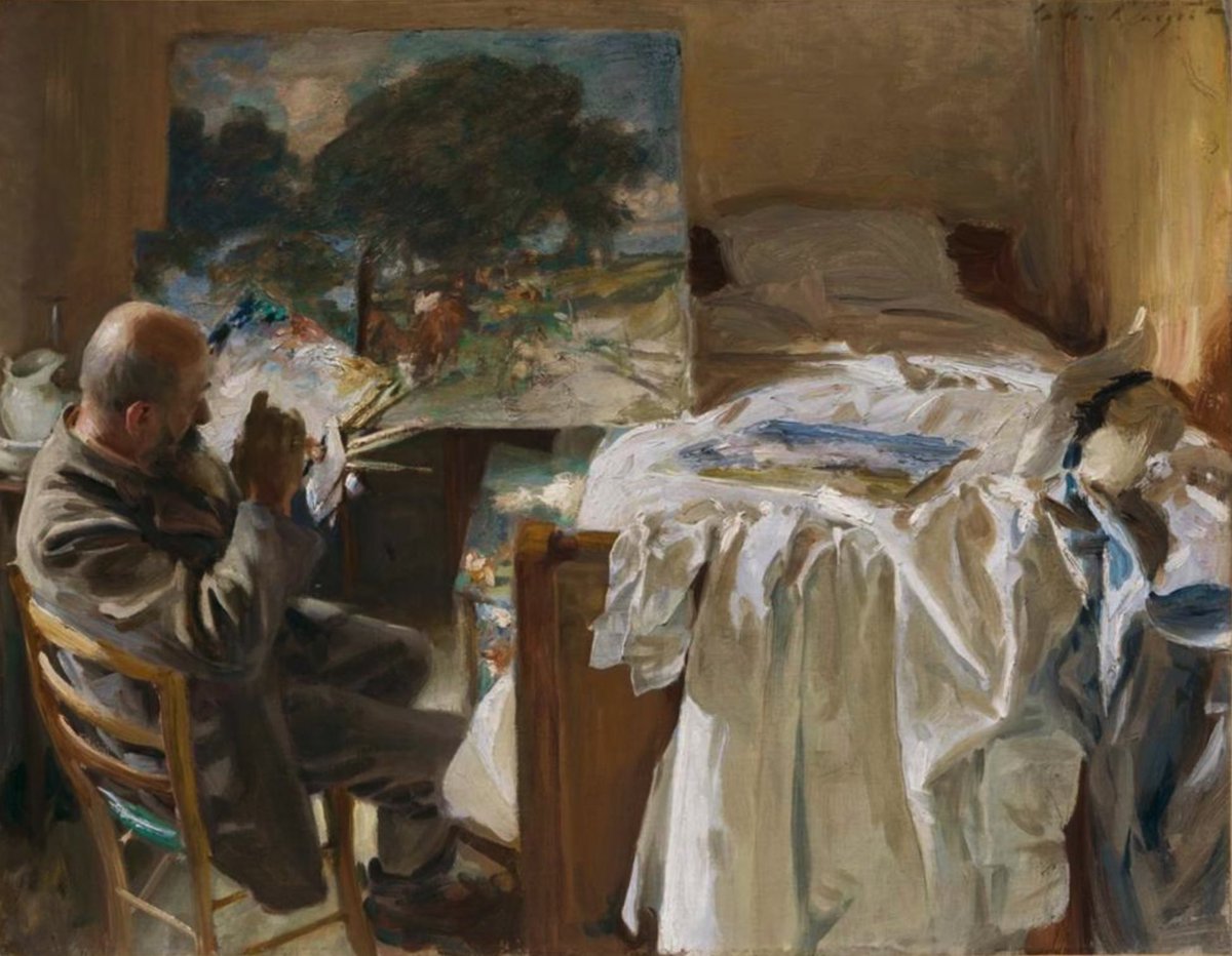 evantheross's tweet photo. An Artist in His Studio, by John Singer Sargent (American), 1904, @mfaboston #paintingoftheday https://t.co/hsTD7qW3Wg