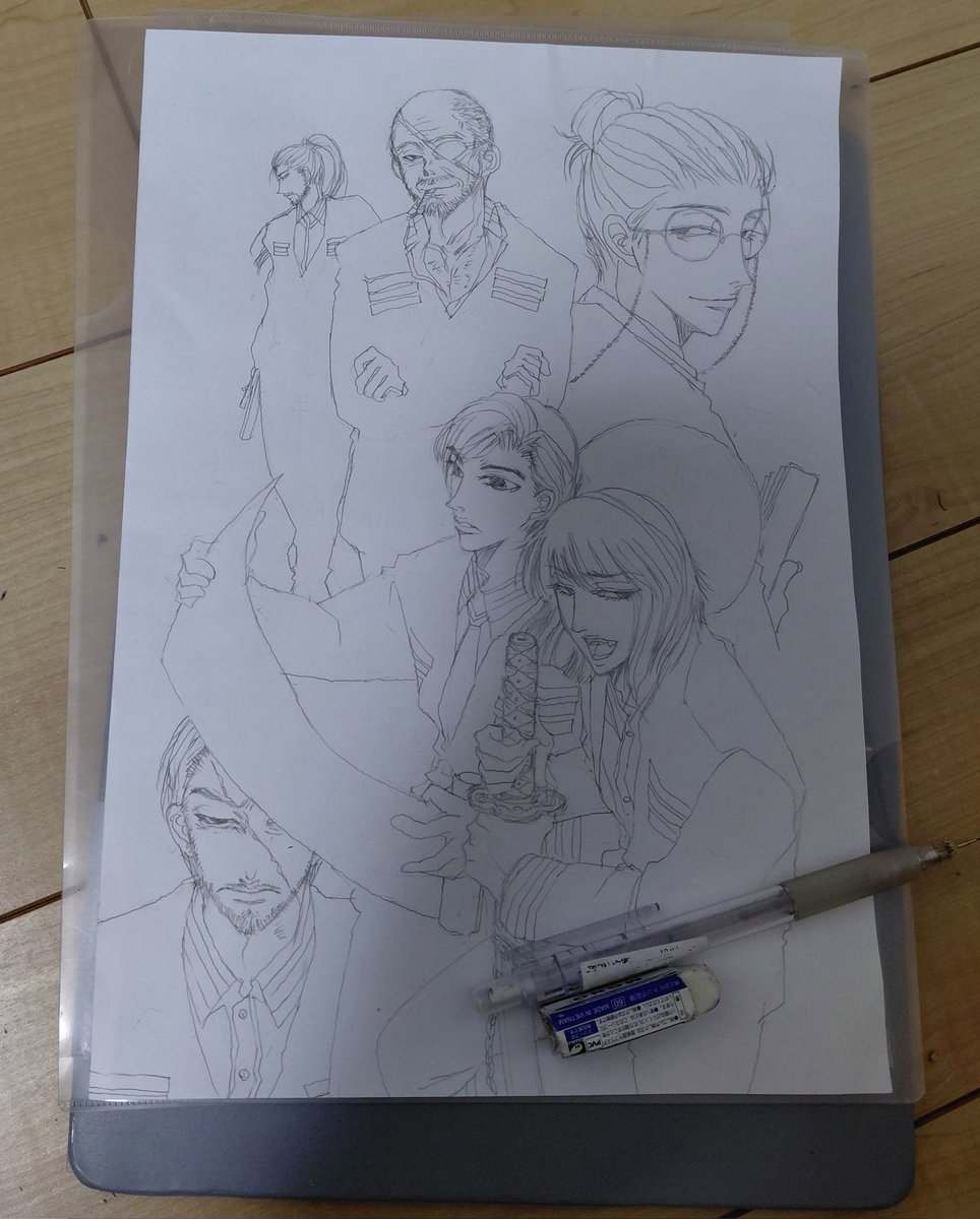 rawohoo's tweet photo. 悲報:らを、机テーブルが使用出来ず、床に座ってバインダー固定でお絵かき作業するも余りにも自分の絵で挫折…。 https://t.co/RASl0obA2Y