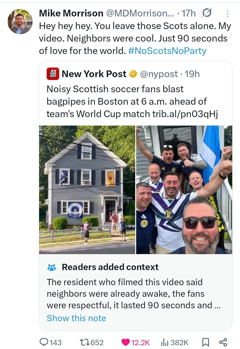 clash_rocker's tweet photo. @MDMorrison82 From a chance air bnb booking....

To extending the hand of friendship....

To putting the @nypost in its place....

To something magical.

Fantastic. https://t.co/cpbuolJPDB