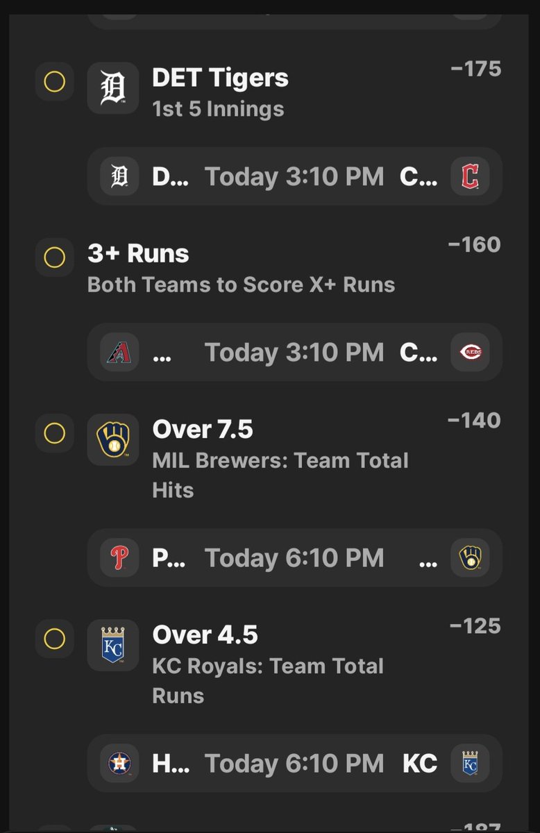 JensenGeoffrey's tweet photo. DraftKings is offering a MLB Stepped Up Boost. Yes these are lotto, but it's one bet I take as a challenge and put $5 on. This $5 will pay $1,697.65 with the 105% Boost or more likely $0. But I have fun trying. https://t.co/4qY02a7cHv