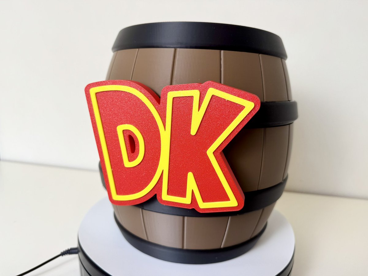 MAB_town3d's tweet photo. 【DKゴミ箱】

縦 : 27cm
横 : 25cm

⚠️こちらは売り物ではありません⚠️

#ドンキーコング #ゴミ箱 #フィギュア #3dプリンター #まぶだちTOWN https://t.co/XRnyiWxHpP