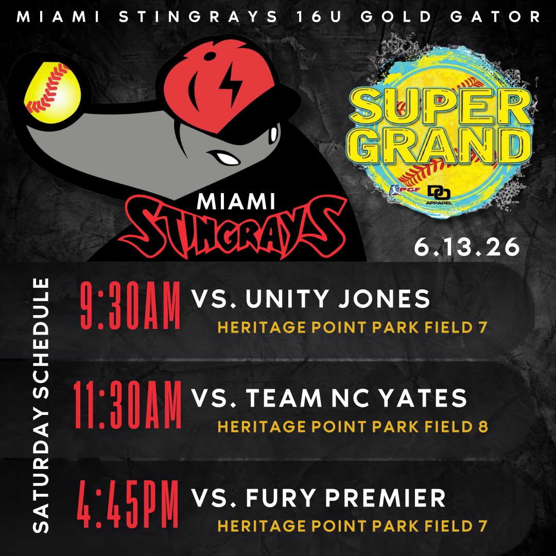 Miami Stingrays Softball tweet media