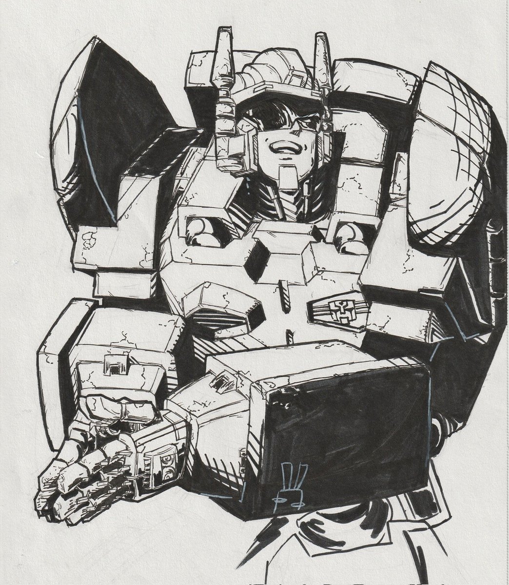 SrBunnyyyyy's tweet photo. I love drawing Nightbeat so much he looks like lego https://t.co/ebQSmp2vr7