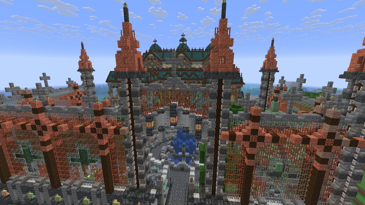 Hakanami_hanabi's tweet photo. ＃マイクラ　＃マインクラフト　＃MineCraft
本日でYoutubeにて毎日投稿していた「キノコ島に街を創る」のエピソード0を、カリカリ拠点の完成をもってして、111日目で完結といたします！！！🙌
３ケ月以上も毎日投稿できたのは見てくださった方々のおかげです！誠にありがとうございましたー！🙏✨ https://t.co/poAlK6IoKo