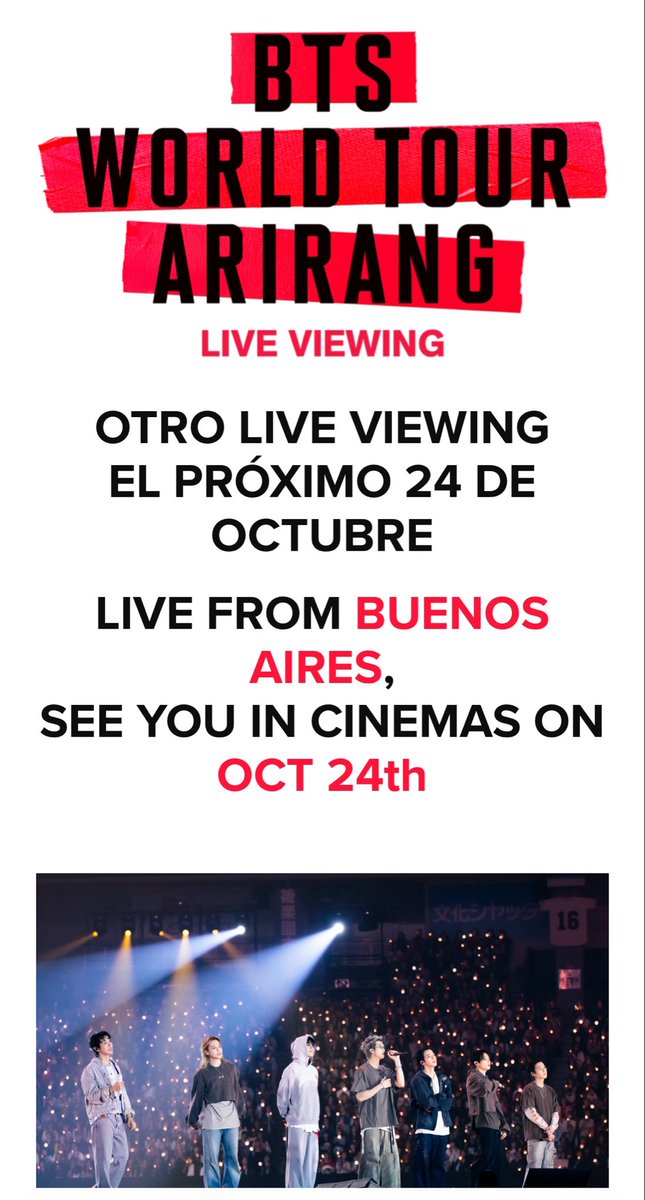 camilamrstyles's tweet photo. HABRÁ OTRA TRANSMISIÓN EN VIVO AHORA DESDE BUENOS AIRES, ARGENTINA 🫪🫪🫪

@BTS_twt #Bts #BTS_ARİRANG https://t.co/79XEU4IoQ3