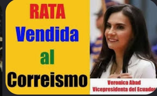 RomuloMirandaE1's tweet photo. @Drwandradee @veroniabad @DanielNoboaOk @RevocaEC Apareció la mamá del casó nene 
otra rata 🐀 conspiradora 
eres un lacra un mal ejemplo para la mujer  cuencana https://t.co/V4ZFVJ21mf