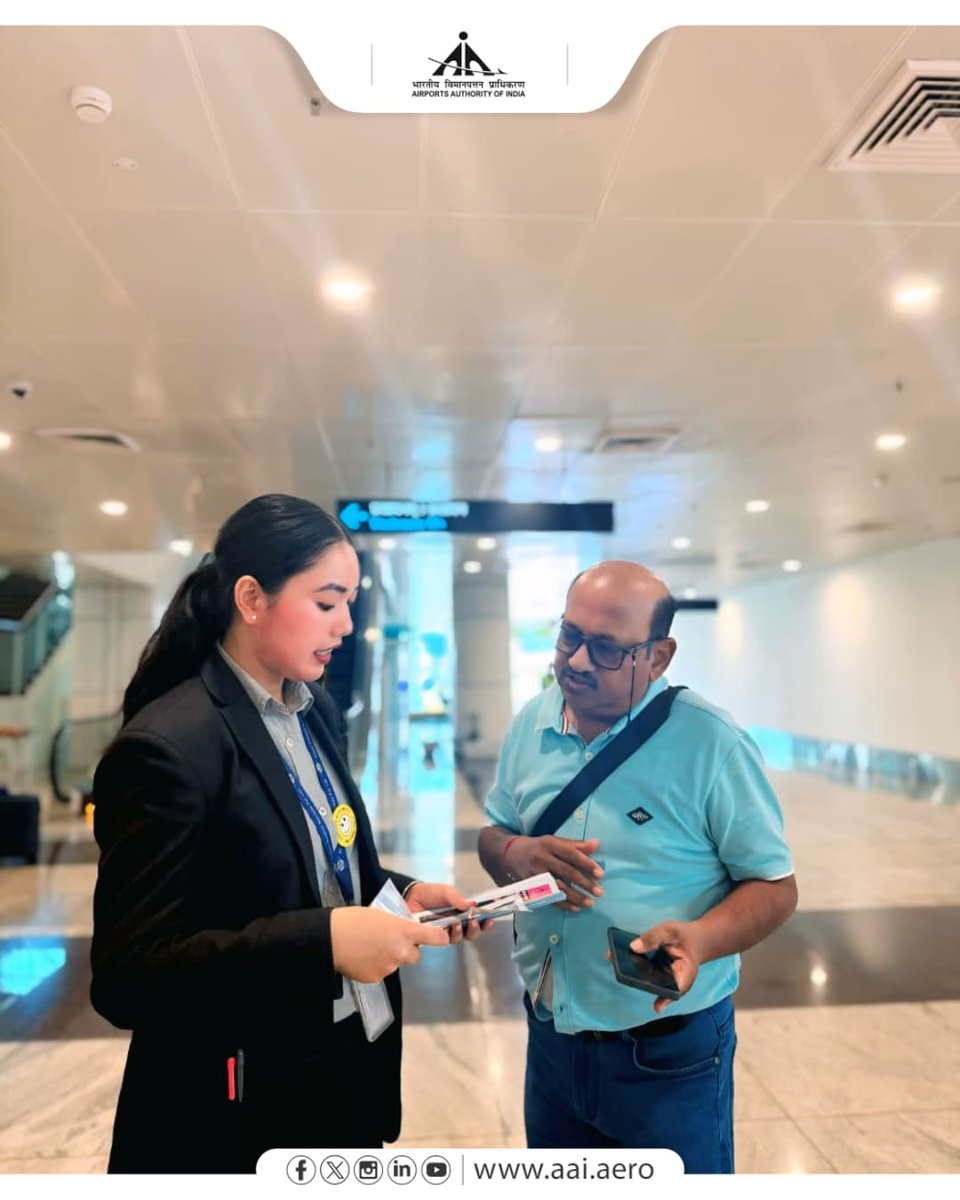 AAI_Official's tweet photo. Passengers arriving at Dehradun Airport @aaidoonairport are encouraged to register for DigiYatra and enjoy a faster, seamless and contactless travel experience on their next journey. Powered by facial authentication technology, DigiYatra enables quicker airport processing, enhancing both convenience and efficiency for passengers.

AAI continues to promote DigiYatra to make air travel smarter, smoother and more convenient for passengers across India.