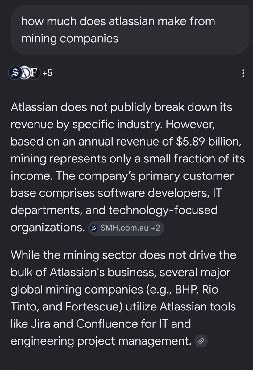 finnate's tweet photo. @big_shaneoh @pauliec80859931 @SwannyQLD MC-B doesn’t mind accepting revenue from mining companies paying to use his software. https://t.co/jenrpFF0F3