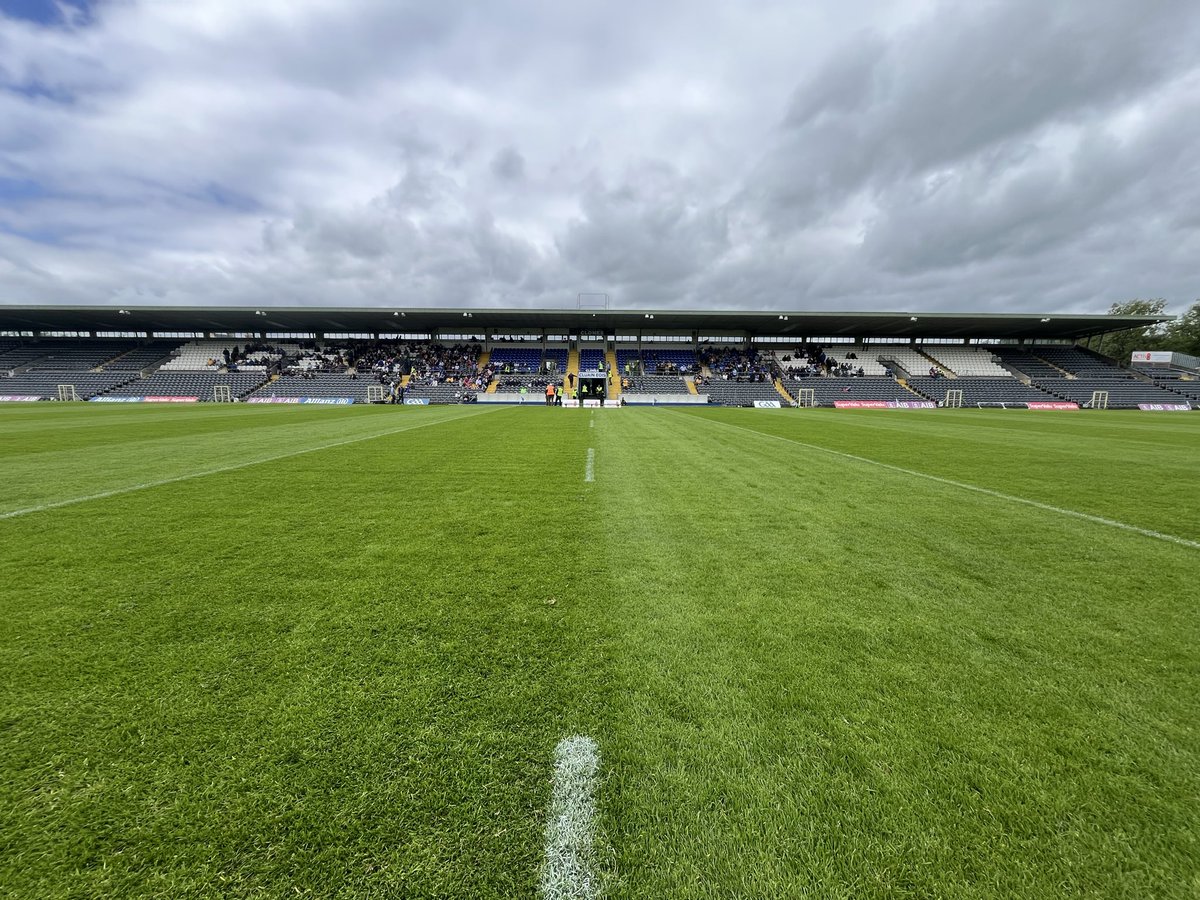 DeclanFlanagan's tweet photo. Roscommon arrive in town today, the loser will exit the championship, winner onwards and upwards? 
🤞⚪️🔵 @monaghangaa https://t.co/sUM666NAAn