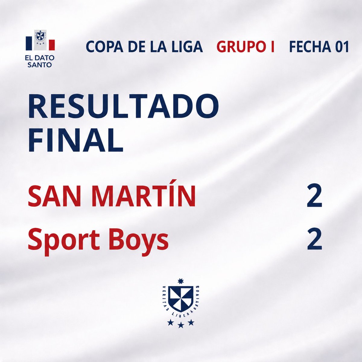 ELDATOSANTO's tweet photo. Buen partido, un empate que pudo ser victoria pero así es el fútbol, me gustó mucho la actitud del equipo y el desempeño de varios jugadores que no tenían continuidad, bien el debut del arquero Spoljaric y como siempre bien Arteaga peleando todo.
¡¡¡Vamos San Martín!!! https://t.co/4h9eytc7Nl