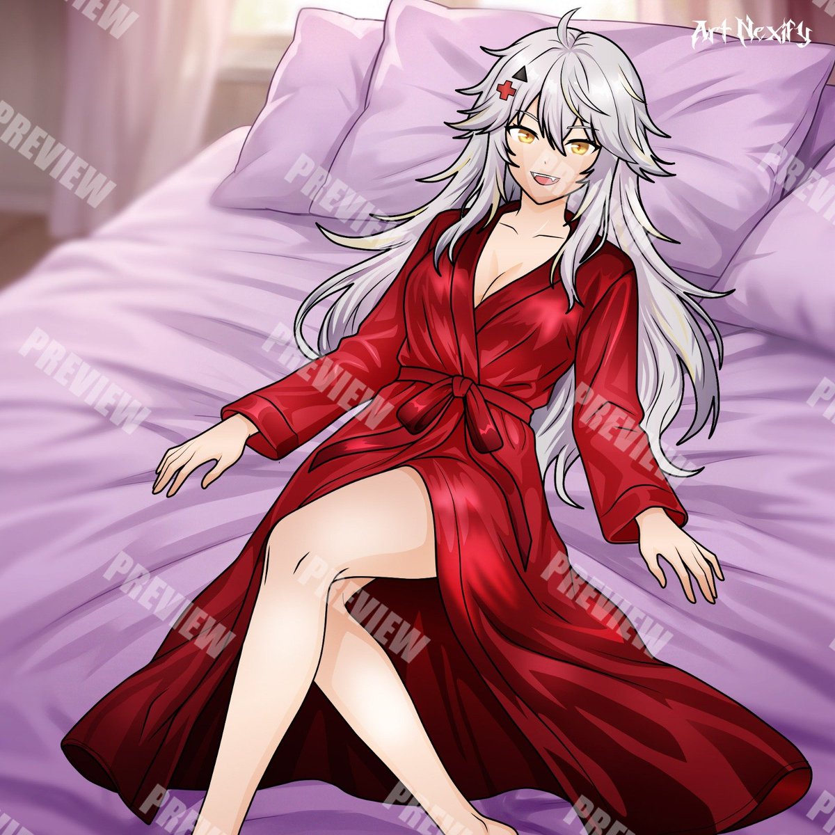 LunaVToo's tweet photo. Custom anime character illustration completed for a client! ❤️ Loved rendering the silk texture of the robe and the soft lighting. DMs are open for custom character scenes!

#animecharacter #digitalillustration #customart #animegirl #commission https://t.co/BRdGSWTKY4