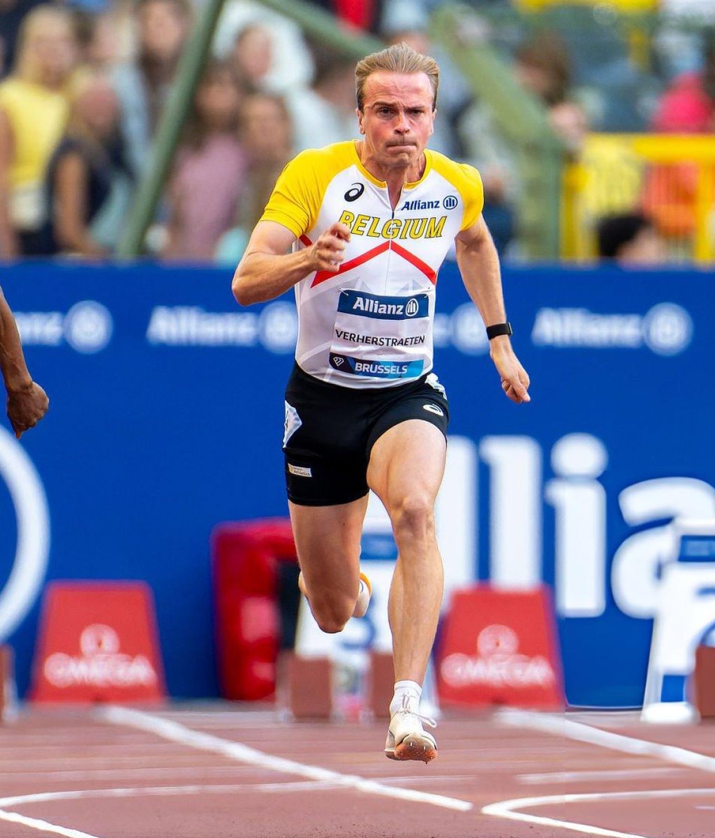 TrackGazette's tweet photo. Simon Verherstraeten 🇧🇪 became the first Belgian to break 10 seconds under all conditions today at the Dromia International Meeting!

​He clocked a windy 9.97s (+3.2) to win the men's 100m, ahead of Dominik Kopeć 🇵🇱 in 10.05s and Hristo Iliev 🇧🇬, who clocked the same time for 3rd.