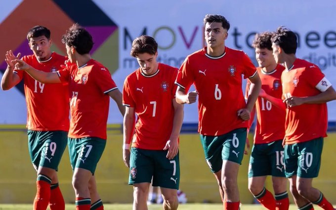 Bluecoxtra's tweet photo. Portugal is indeed blessed. 

Their U20 team triumphed over Tunisia's U23 team with a score of 2-0 to secure victory in the Tournoi Maurice Revello Tournament, 2026.

I am particularly impressed with their goalkeeper, Diogo Fernandes.

 Congratulations to the team. 🇵🇹 https://t.co/6Bzqn5hojZ