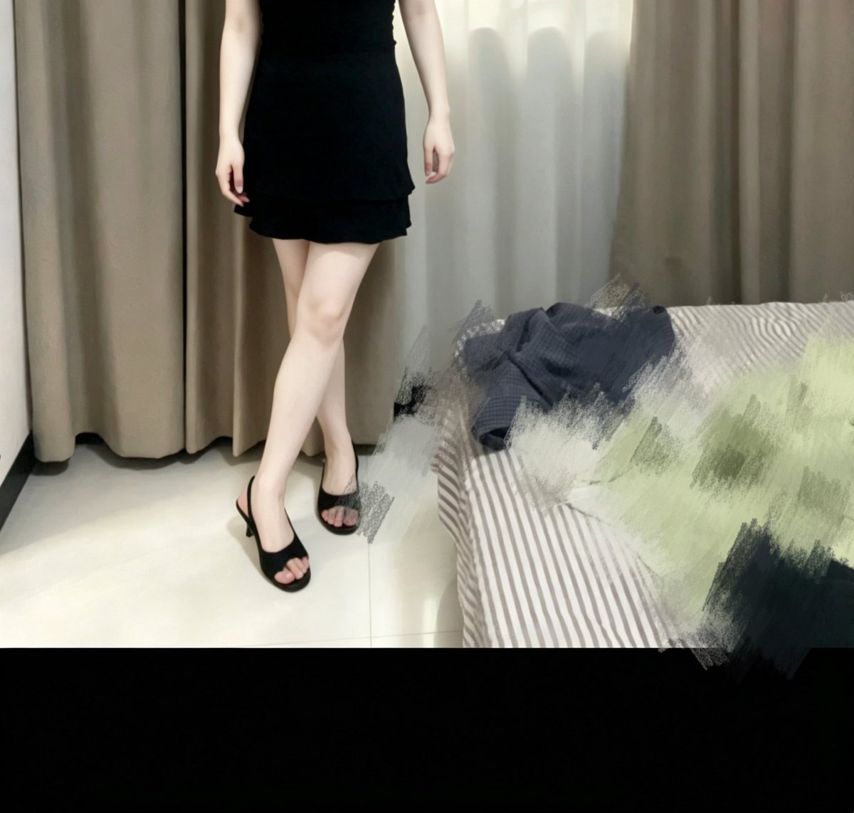121didadida121's tweet photo. 昨天下午的ootd，每次穿上高跟感觉自己气场一米八，其实更爱穿平底😂 https://t.co/tkSe4Z1bc8