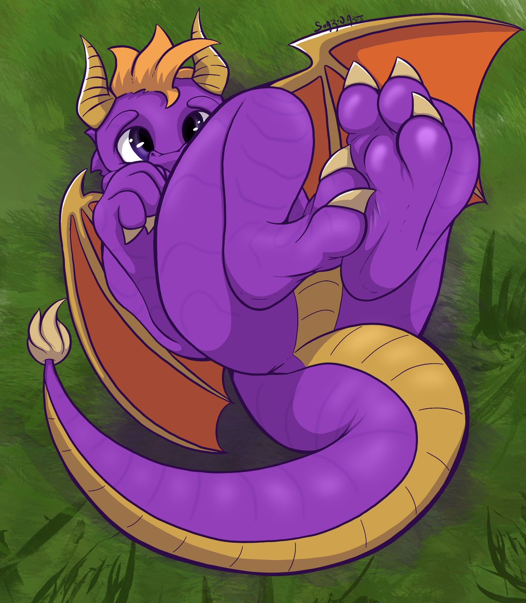 SoarinArts's tweet photo. Everyone's favorite purple dragon :3 https://t.co/DB4zWqTTfS