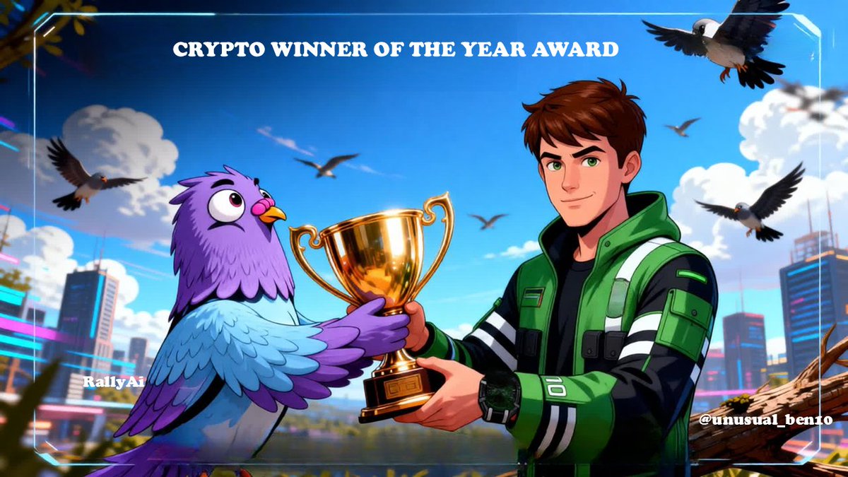 unusual_ben10's tweet photo. I accept Crypto Person of the Year 2026 with gratitude, though I never really set out to be “a writer” or a builder.

I started by copying patterns, deleting more posts than I published, unsure if I even belonged here.

At some point, @RallyOnChain didn’t just score my writing, it changed how I saw it. 

It turned repetition into feedback I could actually grow from.

What felt like guessing slowly became skill I stopped noticing forming.

I still don’t know when I started getting good… I just know I stopped quitting long enough to find out.

What changes you more: intention, or repetition you stay inside long enough?
