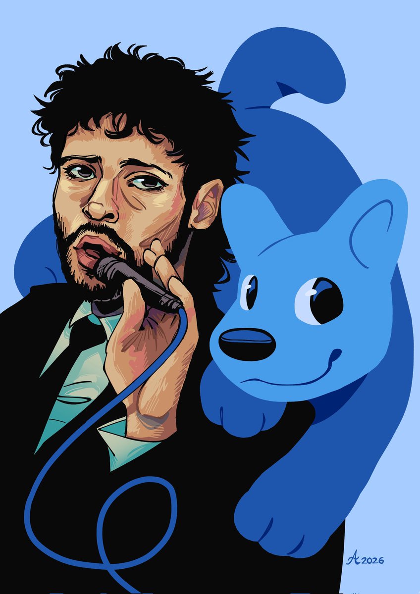 anniart3's tweet photo. HAPPY BIRTHDAY TO DON'T TELL THE DOG‼️✨️💙🐕🎉 https://t.co/Bigbyj1kXB