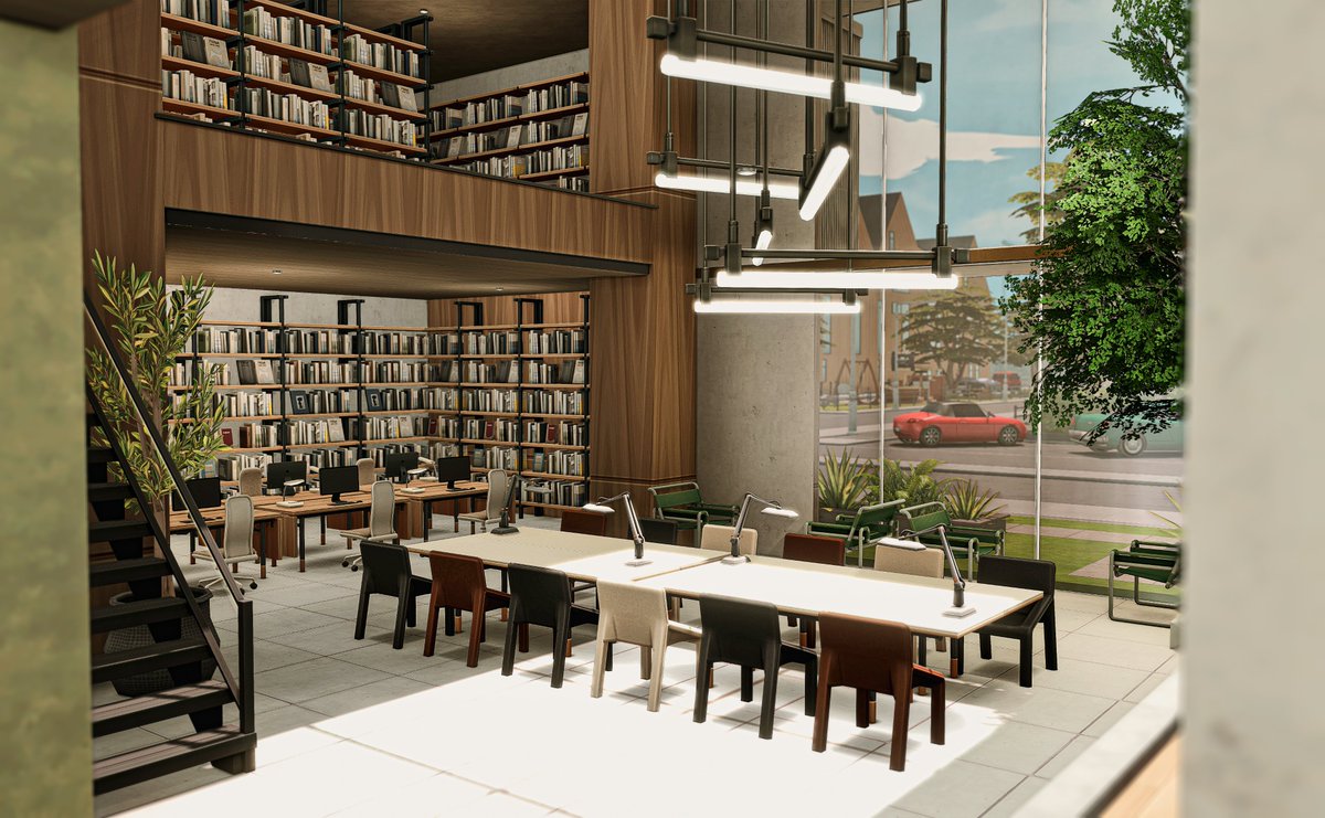 Rheya28__'s tweet photo. The Maker's Loft #TheSims4 #ShowUsYourBuilds https://t.co/GtCrEVZZgG