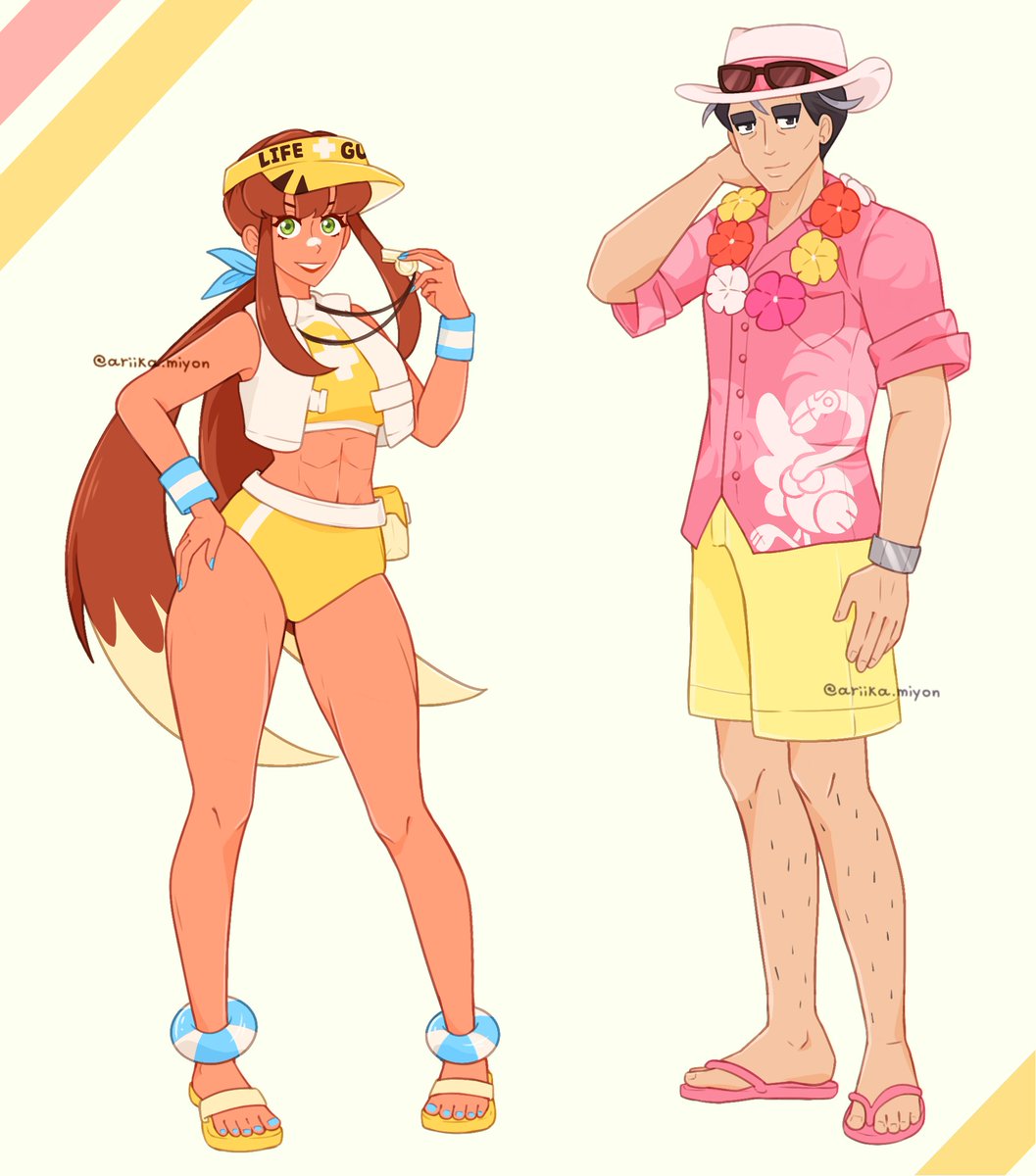 AriikaMiyon's tweet photo. Who's ready for summer?
Veronica and Larry sure are! ⛱️☀️ https://t.co/pBCTChc3ij