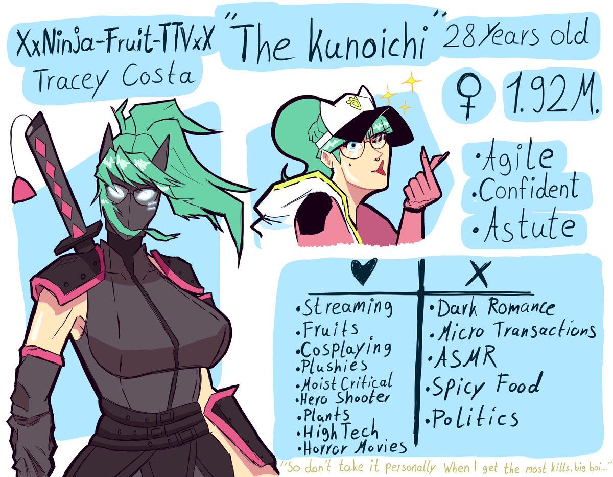 noahnoellll's tweet photo. Ref. Sheet for Tracey, everybody!

#Discane #art #digitalart #oc #originalcharacter https://t.co/jEgMJhAgMO