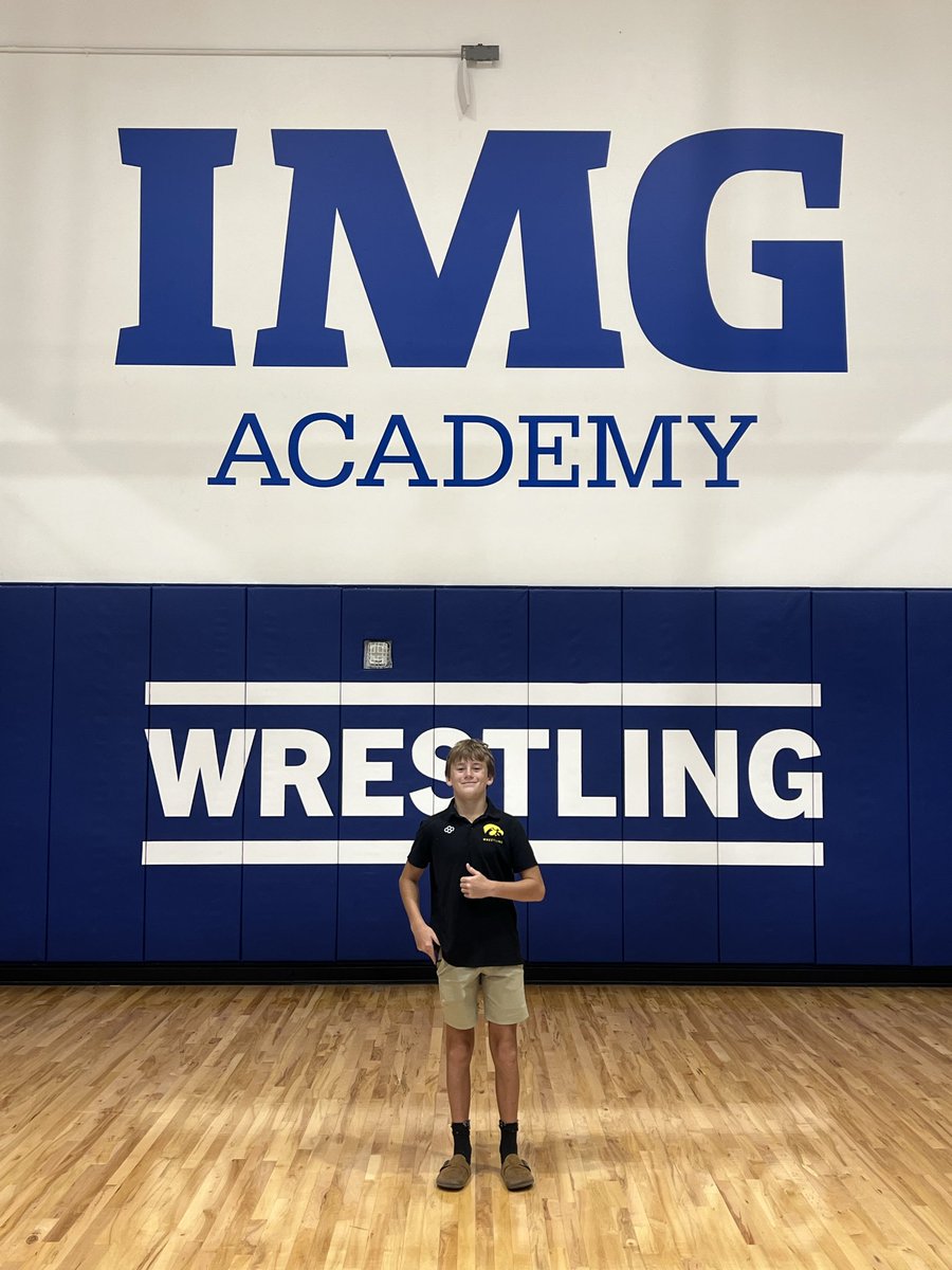 CoachCameronGre's tweet photo. My guy @TennerGregory visiting @IMGAWrestling  today. https://t.co/u2iLL5iy6m