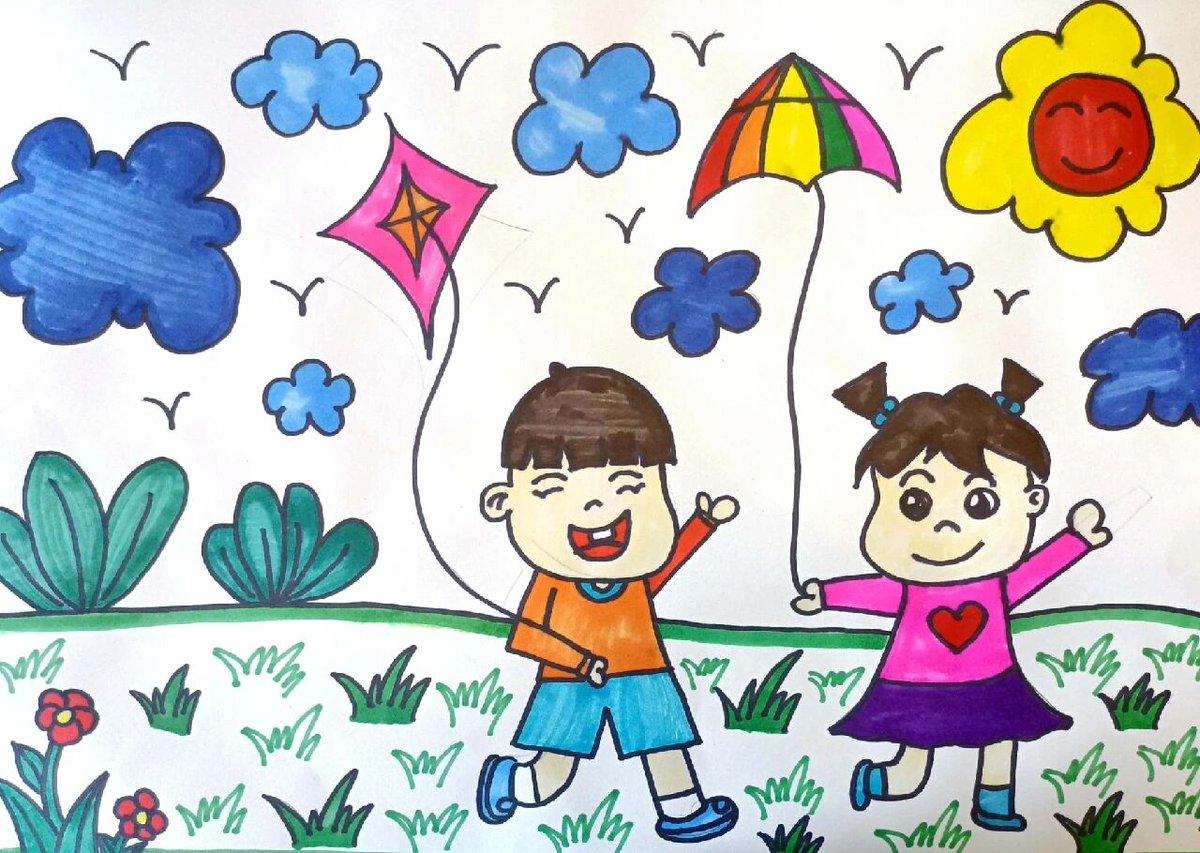 Deramzaa's tweet photo. A sunny afternoon spent coloring with my tiny artist  The best moments are messy u0026 full of giggles! https://t.co/6W3EFqVM3M