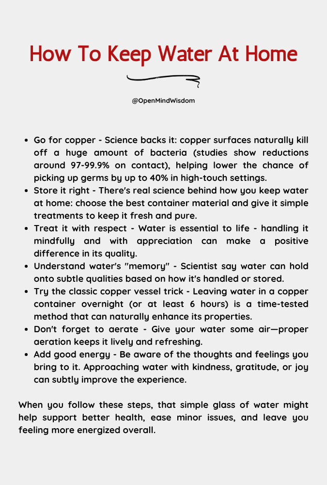 OpenMindWisdom's tweet photo. Your water might be missing this https://t.co/SCZdRIZ9uU
