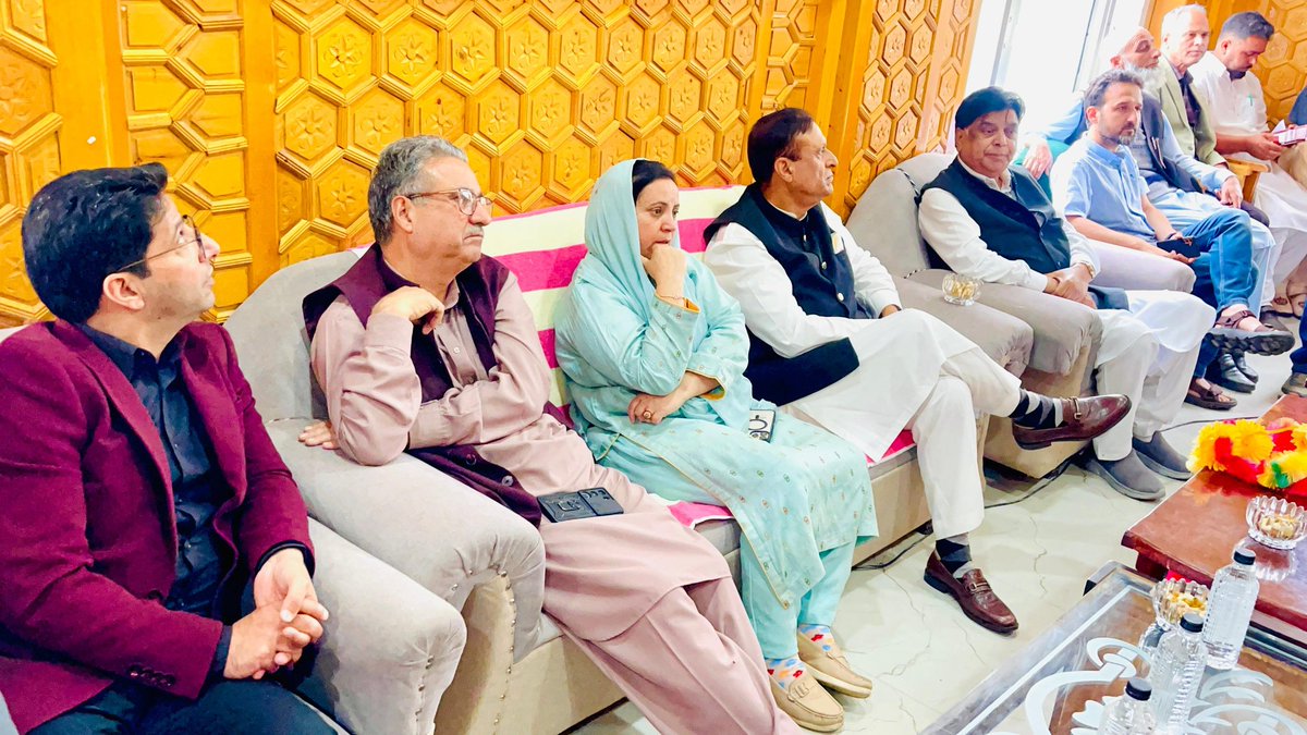 JKNC_'s tweet photo. Party's Additional General Secretary and Hon'ble MP Chowdry Mohammad Ramzan sb, Hon'ble Health, Higher Education and Social Welfare Minster @sakinaItoo today presided over a one-day workers’ convention of Kulgam constituency at Yaripora, Kulgam.

The convention was convened and coordinated by State Spokesperson and Incharge Kulgam @ImranNDar. 

The convention was graced by the presence of Party's Provincial President Showkat Mir, Hon'ble MLA Devsar Peerzada Faroz, District President Safdar Ali Khan,  YNC Provincial President Mushtaq Mir, district VP Mohammad Younis Malik, Mohammad Yaqoob Malik, Block President Mohammad Ayub Pala, Gulzar Ahmad, Block Secretaries Reyaz Ahmad, Liaqat Ali Khan, YNC functionaries Mushtaq Shah, Irfan Gul, Feroze Ahmad, Muneeb Zargar, Nasir Khan, Imran  Hashmi and others. 

During the convention, detailed discussions were held on party affairs, public issues and organizational matters.