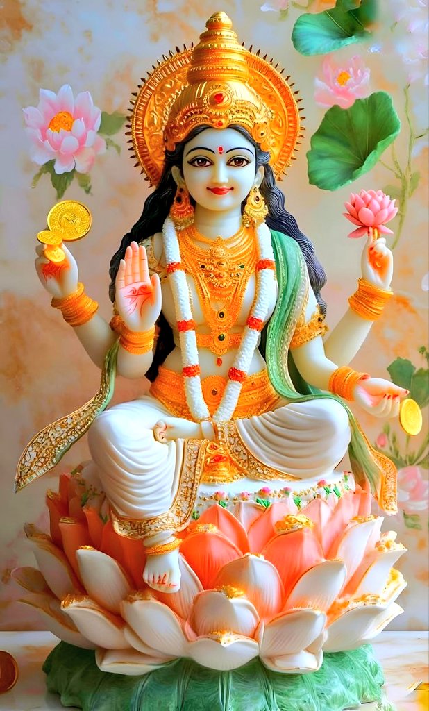 9__X0's tweet photo. 🙏 💛  मां लक्ष्मी देवी  💛🙏 https://t.co/7U7sEgQJd9