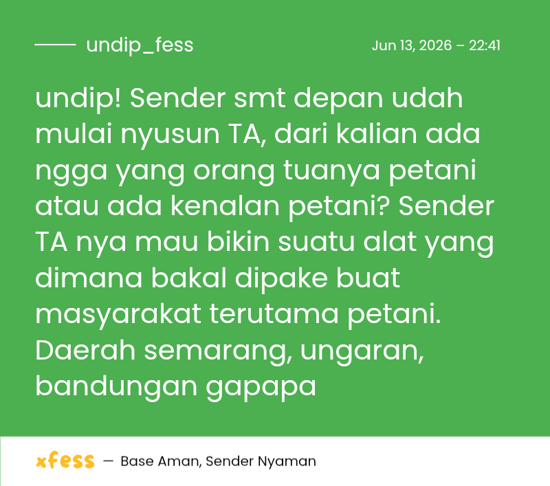 UNDIP MENFESS tweet media