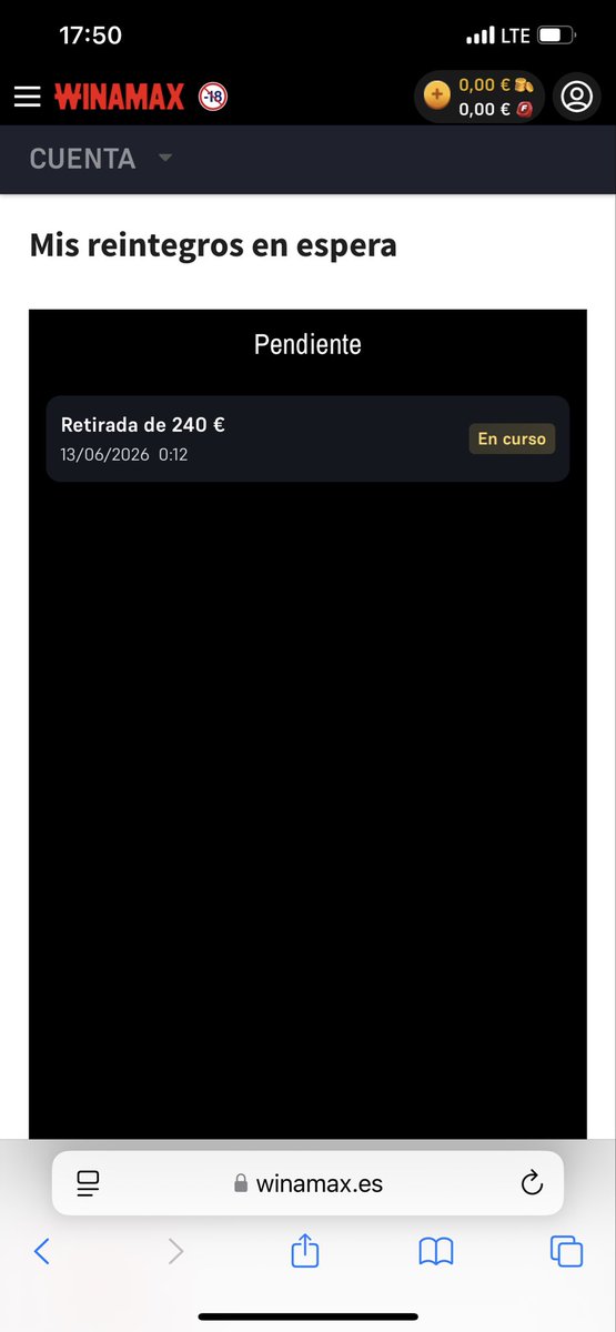 SSospe's tweet photo. @WinamaxDeportes Podéis aceptarme el retiro porfavor? Hace 2 dias me pedisteis extracto bancario y ya lo envie y me aceptasteis unos retiros pendientes que habia y ahora otra vez lo pedís. Al final quitareis las ganas de usar vuestra pagina 
Usuario: Sspee https://t.co/RMOmub5Lsw