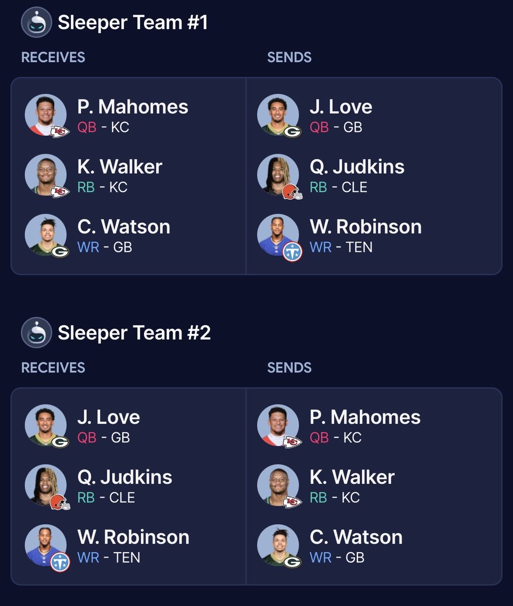 SleeperNFL tweet media