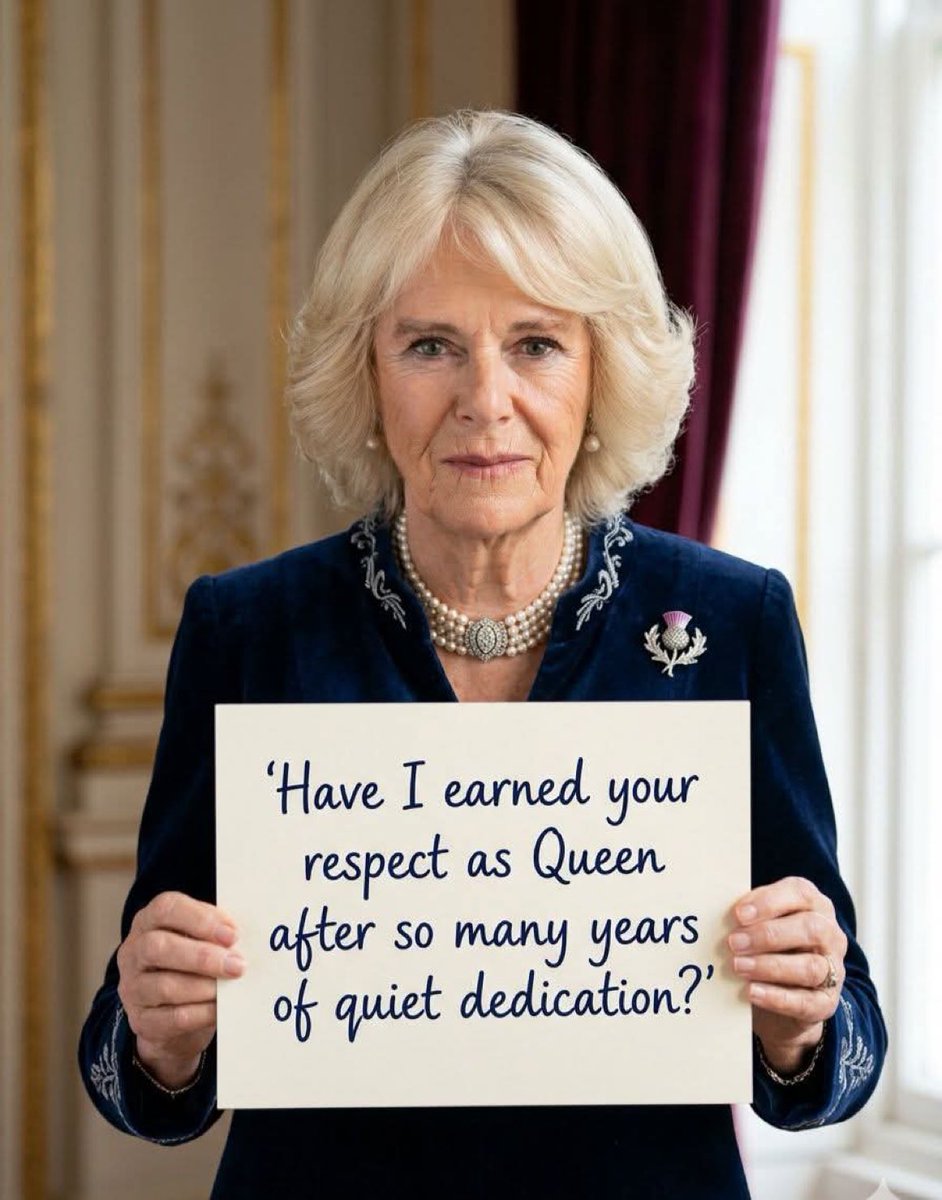 Kiran62r2's tweet photo. Has Queen Camilla truly earned the public's respect? https://t.co/DsBJRb0OR5