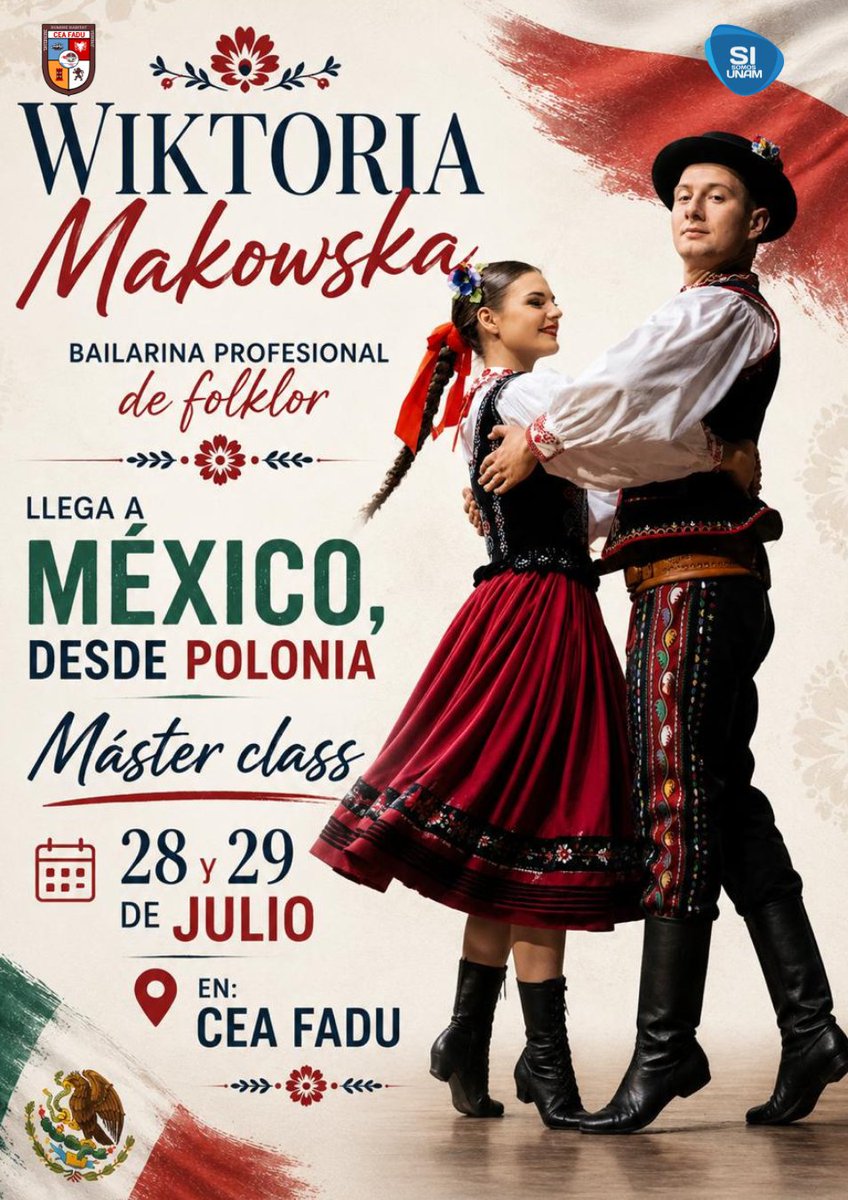 Cea_fadu's tweet photo. ¡Vive una experiencia única junto a Wiktoria Makowska!El Colegio CEA FADU abre sus puertas para una Máster Class exclusiva donde podrás aprender técnicas, procesos y secretos profesionales directamente de una artista con gran trayectoria.
Hora: 13:30 hrs
Inversión: $200 por clase https://t.co/2vo9iDY509