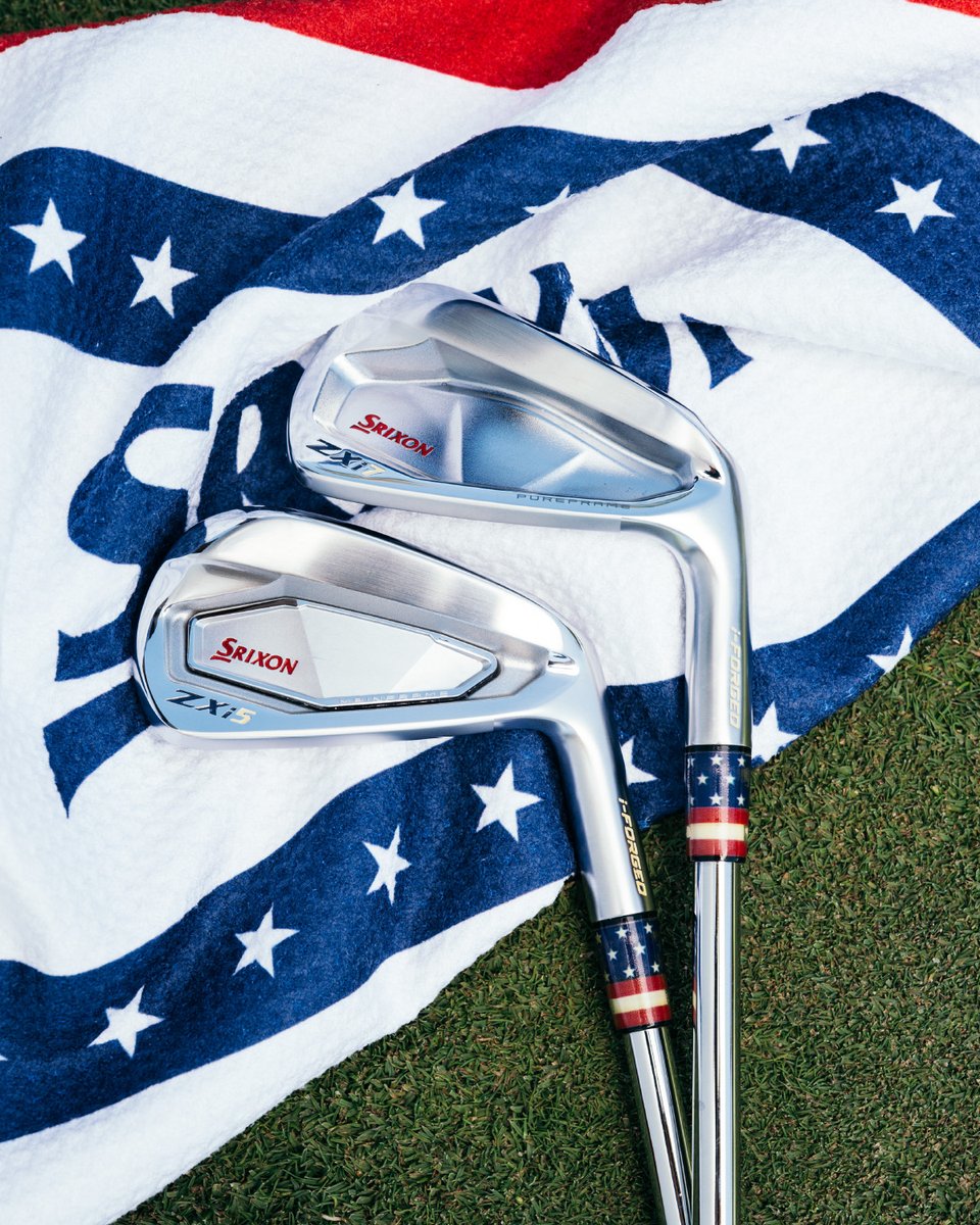 SrixonGolf's tweet photo. The U.S. Open is around the corner, so we're in a red, white, and blue kind of mood. 🇺🇸
The All-American ZXi5 + ZXi7 Combo Iron Set feel like the right way to get ready.
Double tap if you're ready for the season's next major. 👏 https://t.co/y8rcBBhPMP