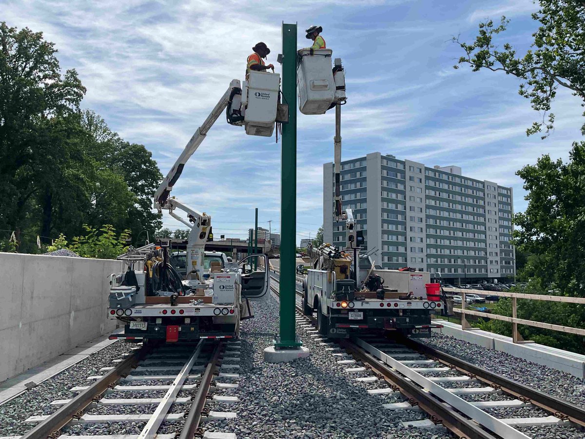 The Purple Line is in motion all of 2026! Take a look at the OCS pole ...