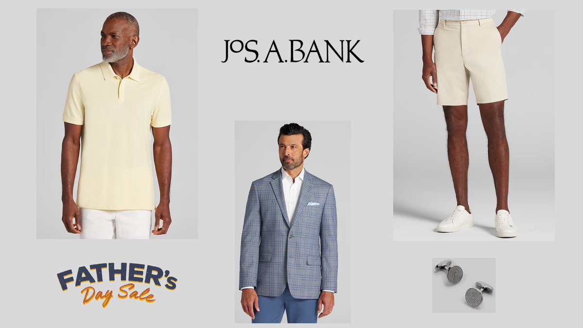 SHOPTCV's tweet photo. 👔🎉 One week until Father’s Day! Celebrate with up to 40% OFF @JosABank in @SHOPTCV. From linen shirts perfect for Houston heat to classic polos and polished accessories, find gifts Dad will love! Check out the Comfort Stretch Tailored Fit Pique Polo for $29.99 or the stylish Tailored Fit Stretch Twill Shorts for $34.99. 🌟

What’s your pick for the perfect Father’s Day gift? Share your ideas and snag these deals while they last! 💙 🤔👇

#FathersDay #ShopLocalHouston #JosABank  #HoustonShopping #GiftForDad #FathersDayGifts #TownandCountryVillage #JosABankStyle

https://t.co/SCAMqNoMJ6