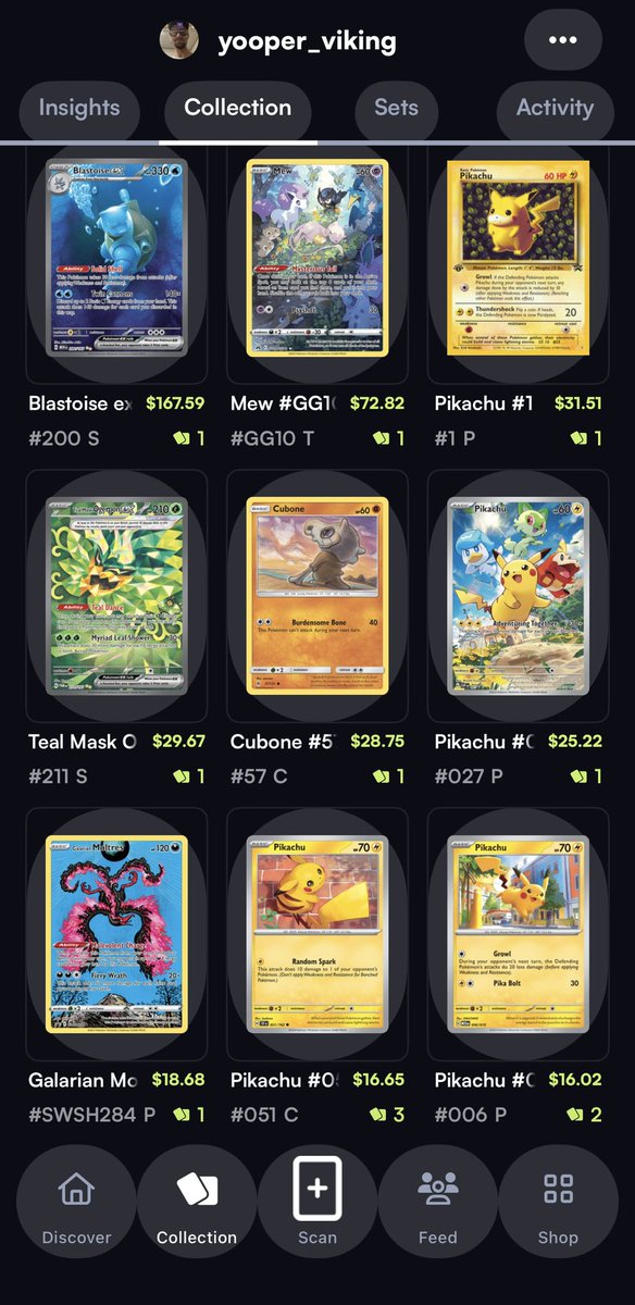 Yooper_Viking's tweet photo. My daughters collection is getting impressive for a 7 year old👀
2 years of collecting and learning how to trade while still having fun!🥰
What’s your collection looking like?
Using the @RareCandy #pokmon #pokemonTCG https://t.co/IZgARasCVX