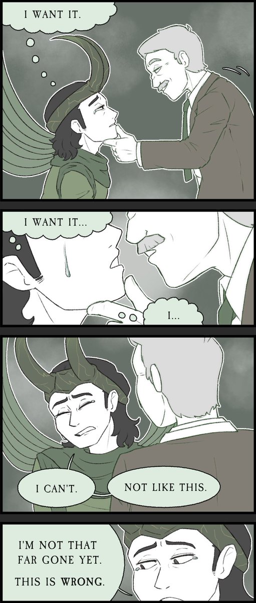 megalomari's tweet photo. Lokius Week 2026 - Day 6: Illusion

[Full Comic] What does a lonely God do when they miss their friend? https://t.co/Y0LZ44Rmxc