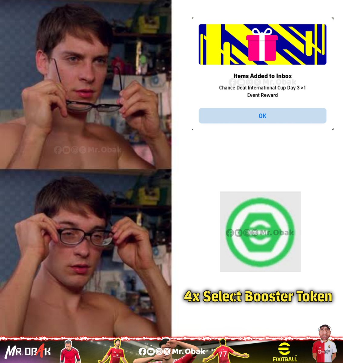 mrobaak's tweet photo. লাইফে প্রচুর Select Booster Token দরকার। ᥬ🥴ᩤ

#efootball #efootball2026 #mrobak
#efootballzaferyolu https://t.co/P1BHFsB99u