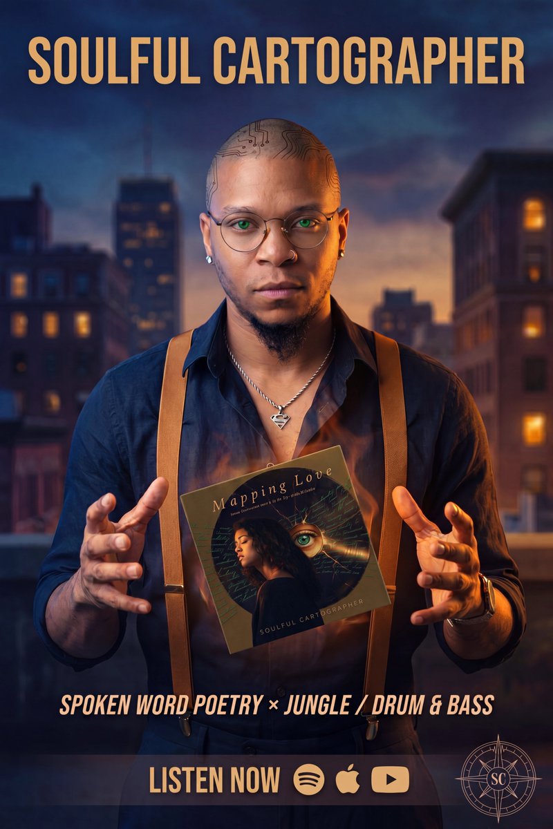 RamAntMatta's tweet photo. Mapping Love - Soulful Cartographer
#soulfulcartographer #spokenword #drumnbass #mentalhealthpoetry #recoveryispossible
New Soul/Drum 'n' Bass album coming June 26 https://t.co/y8pWbq0457