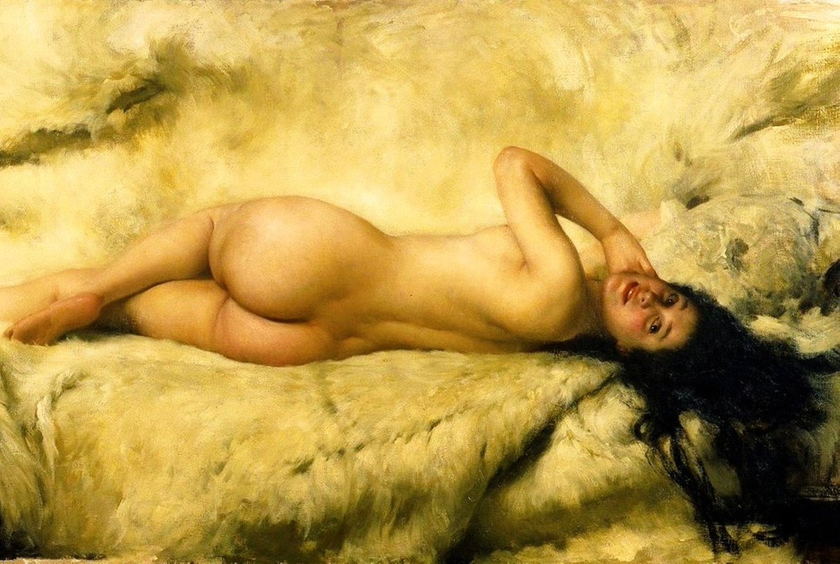 AlexandraSoro's tweet photo. "Nude" (1896)
By Giacomo Grosso. 🖌️🌹
Italian painter. (1860–1938) https://t.co/ETU6rYtZBG