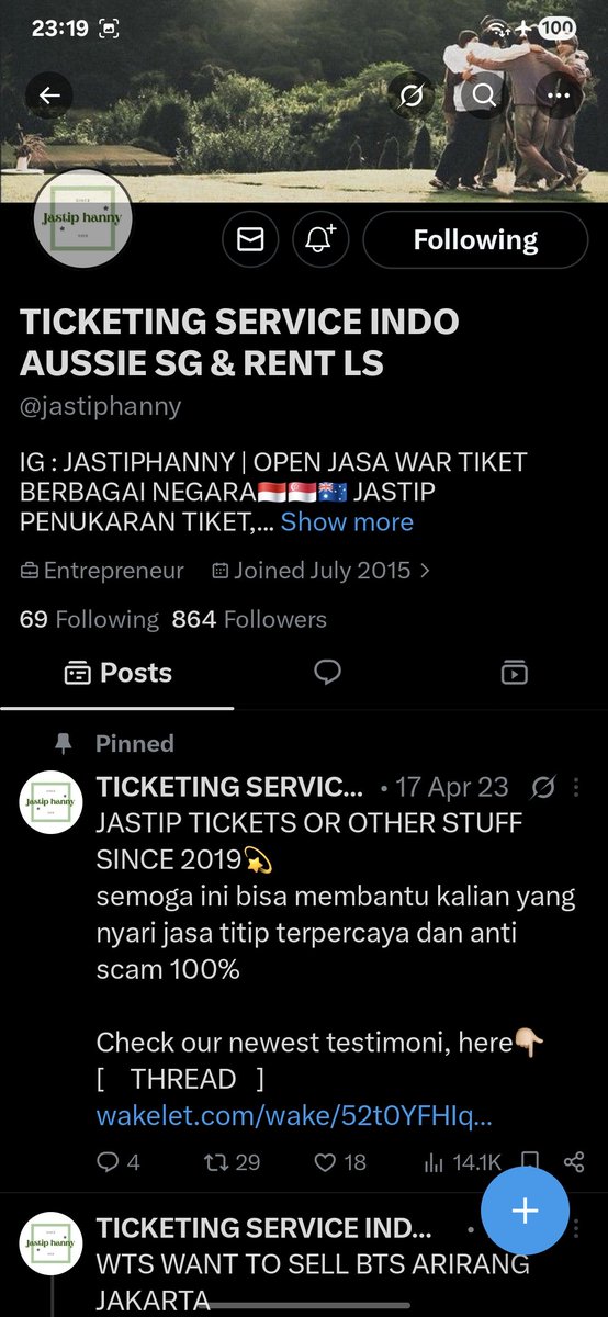 raa | @ mention after dm tweet media