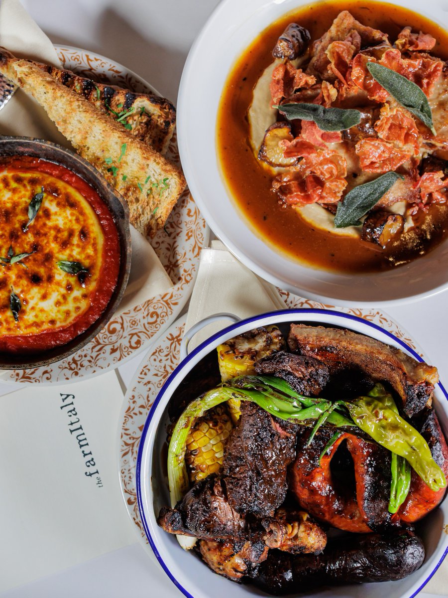 MoheganSun's tweet photo. Raise a glass to Dad this Father’s Day at the farm italy. 🇮🇹

Celebrate with indulgent specials crafted just for the occasion — from a rich Veal Saltimbocca, to a hearty Grigliata Mista Di Carne, and mouthwatering Cioppino.
Join us for a memorable meal and make it a celebration he’ll savor.

For more Father's Day specials at Mohegan Sun, visit https://t.co/PypQpwBDA2