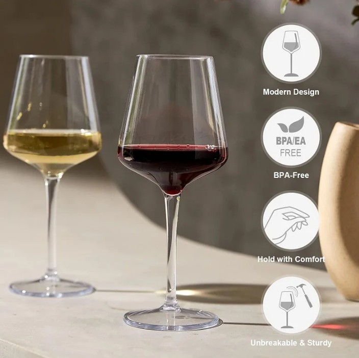 DK_Cooks's tweet photo. 🍷Enjoy every sip with the Unbreakable Tritan Wine Glass Set! Lightweight, durable, and crystal-clear, these glasses are perfect for parties, patios, picnics, and everyday entertaining without the worry of breaking. 
#WineGlasses #Drinkware #OutdoorDining
https://t.co/fueh2G0WAb https://t.co/bfEJITnTI4