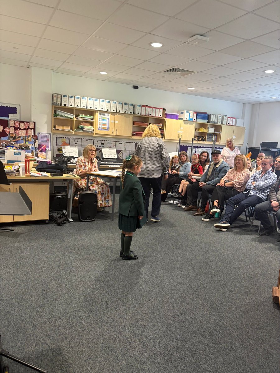 StMarysPS14's tweet photo. Delighted for our Primary 2 singing champion! What an amazing achievement winning the National p1-3 singing competition today at RBWF festival👏🏆 https://t.co/tTdMngnuCA