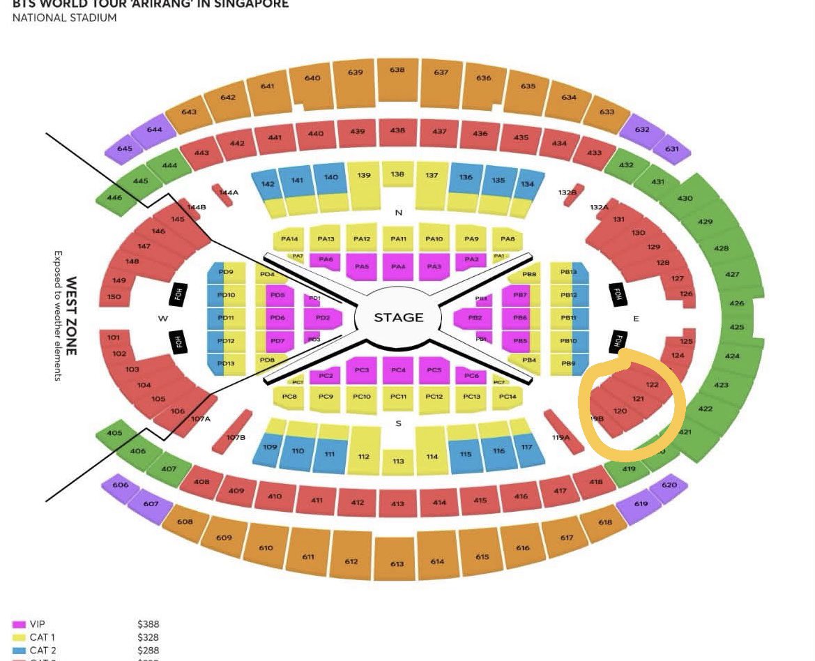 coffeetaee's tweet photo. WTS LFB 
NO TO SCAMMER 

Would anyone be interested in purchasing 1 extra BTS Arirang ticket in Singapore for December 22?

Selling it with a very minimal additional fee lang to help cover a leave I filed from work just to secure the tickets. 🙏🏻

Seat: CAT 3 Section 120 #ARIRANG https://t.co/f7hqO5T430