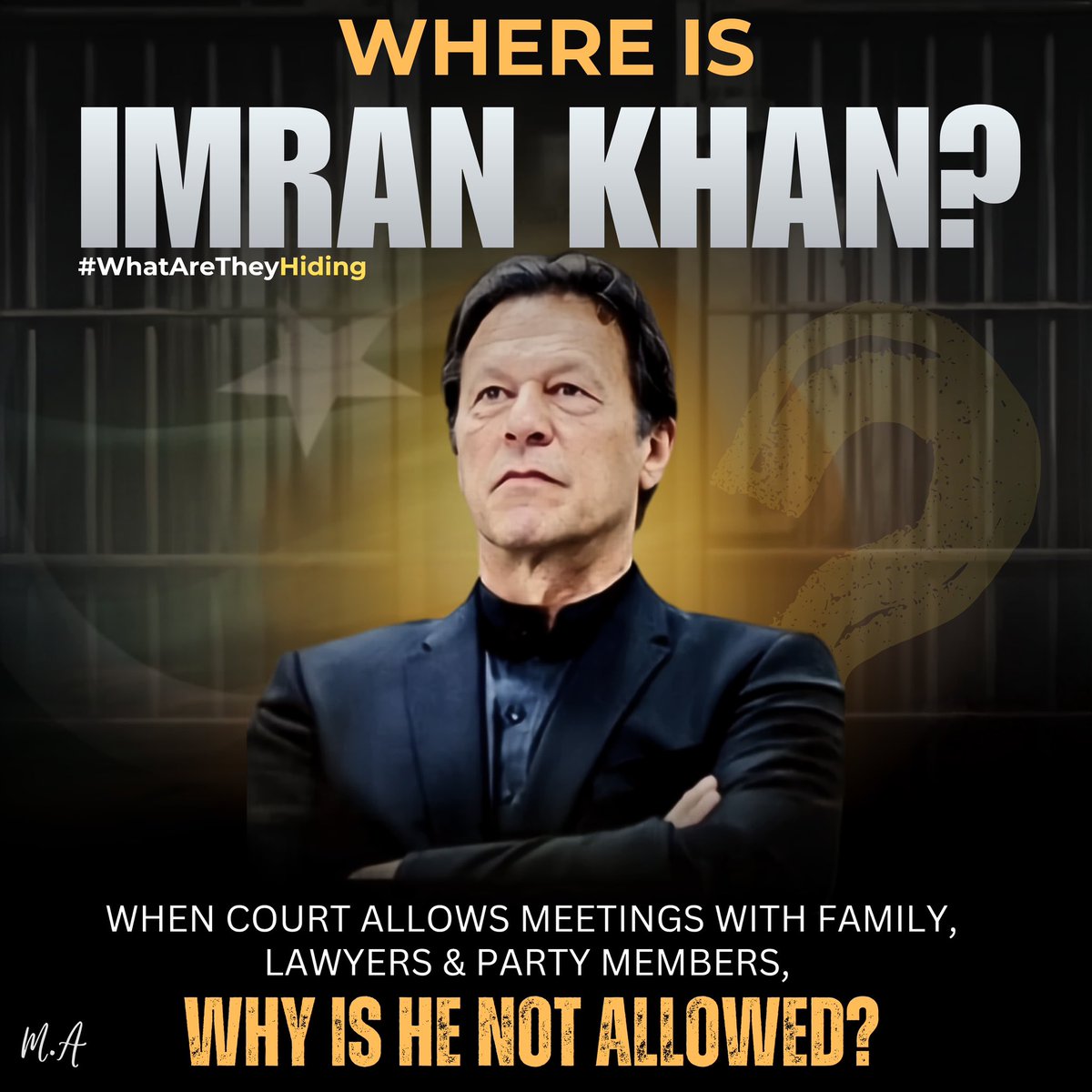 Pakhtun_PTI's tweet photo. وقت گزرتا جا رہا ہے مگر قوم کی بے چینی کم نہیں ہو رہی۔ لاکھوں دل آج بھی اپنے قائد عمران خان کی خیریت جاننے کے منتظر ہیں۔ سوال وہی ہے۔ آخر عمران خان کہاں ہیں؟
@TeamiPians
#EndKhansIsolationNow https://t.co/I5m6lJwNhH